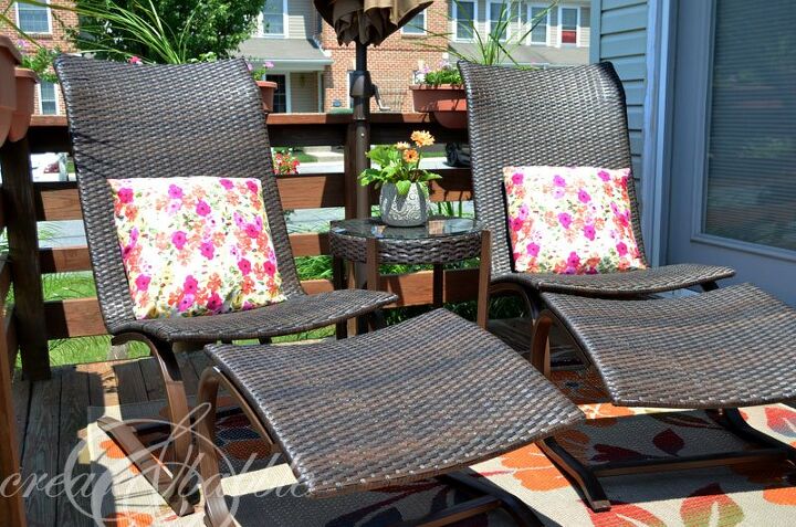 furnishing decorating a small deck, decks, outdoor furniture, outdoor living