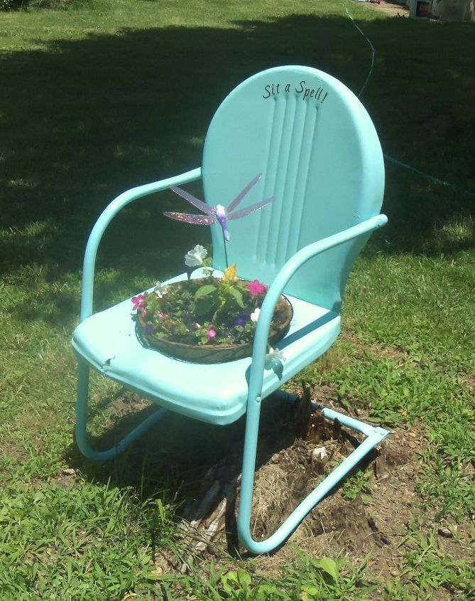 a cadeira de gramado vingate metal ganha uma nova vida