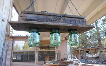 Hanging Mason Jar Light