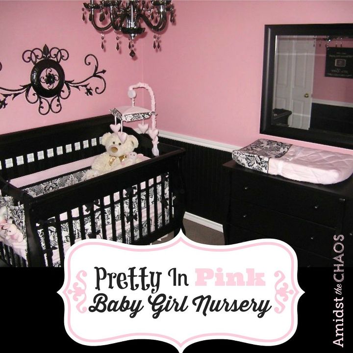 pretty in pink how to decorate a baby girls nursery creatively, bedroom ideas, how to