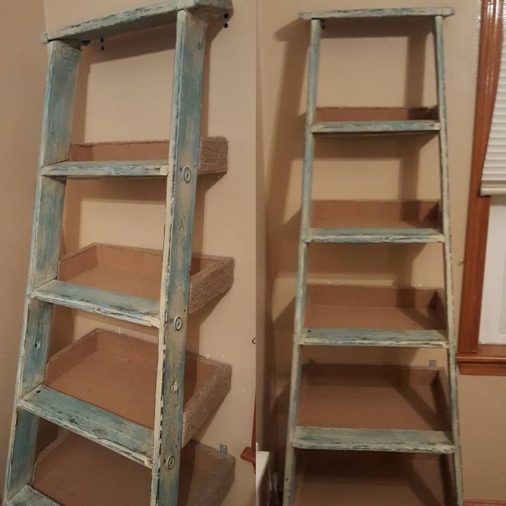 projeto de estante escada finalizado