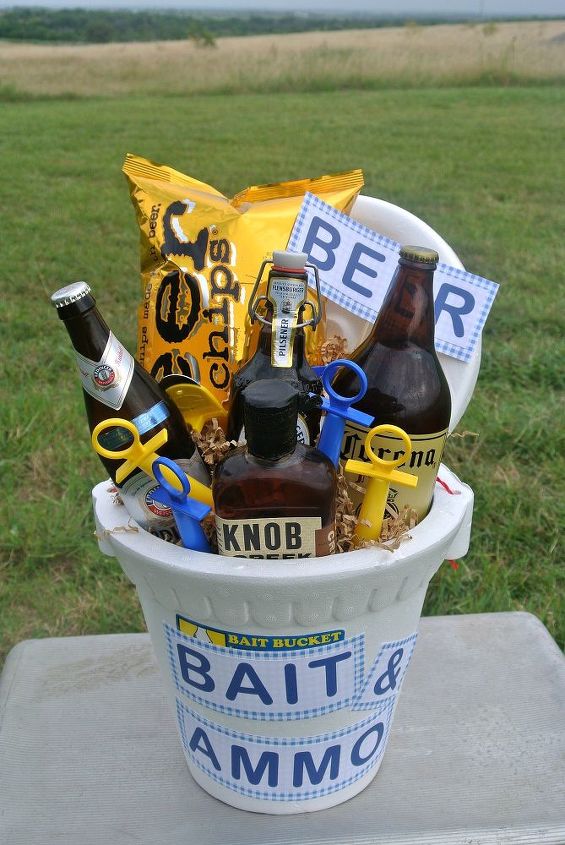 father s day gift cooler, crafts, repurposing upcycling, seasonal holiday decor