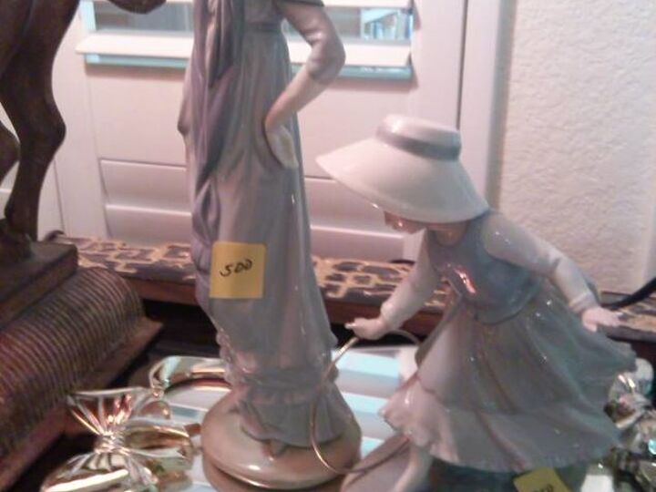 q identification of lladro items, home decor, repurposing upcycling