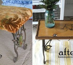 how to easily transfer a vintage graphic onto wood, painted furniture, repurposing upcycling, rustic furniture