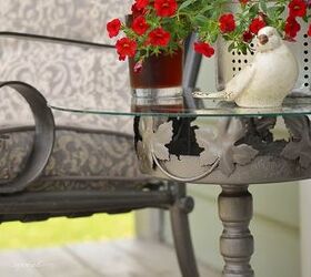 cmo crear una mesa de acento para exteriores a partir de una jardinera oxidada