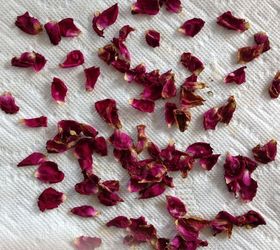 homemade rose petal sachets using paper towel tube, crafts, flowers, how to, repurposing upcycling