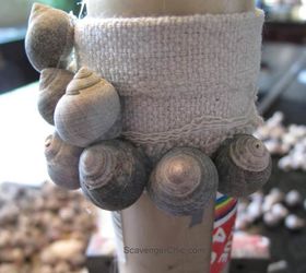 seashell napkin rings diy, crafts, dining room ideas, how to, repurposing upcycling