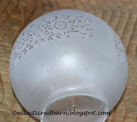 globe shade as solar light cover, crafts, how to, lighting, outdoor living, repurposing upcycling