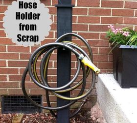 hose holder made from scrap materials, fences, gardening, how to, repurposing upcycling, woodworking projects