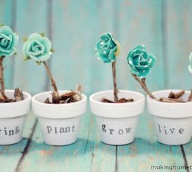 here are 10 gorgeous designer tricks for your dollar store pots, Project via Chelsea Making Home Base