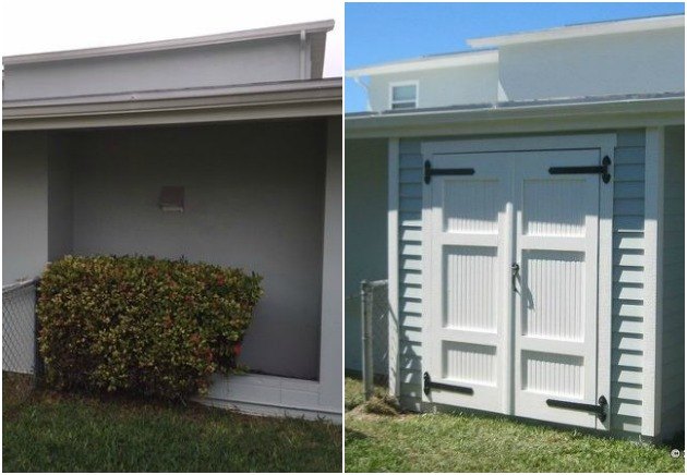 instead of planting flowers these homeowners did something brilliant, Project via Historic Shed