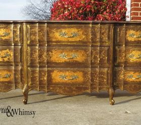 vintage dresser in tuscan style, painted furniture, repurposing upcycling