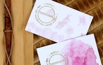 Beet Dyed Business Cards