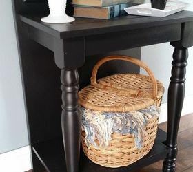 easy diy entry way table, foyer, painted furniture, repurposing upcycling