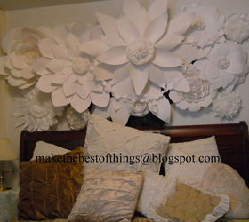 diy huge flowers for an outdoor wedding, crafts, how to, outdoor living, repurposing upcycling, shabby chic, wall decor