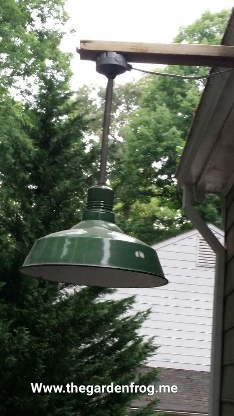 how to add a motion sensor to an antique outdoor light, electrical, gardening, how to, lighting, outdoor living, repurposing upcycling