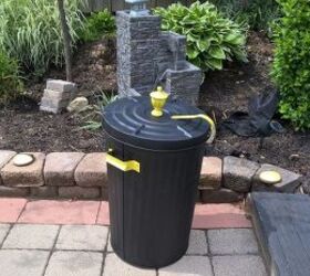 upcycled trash can
