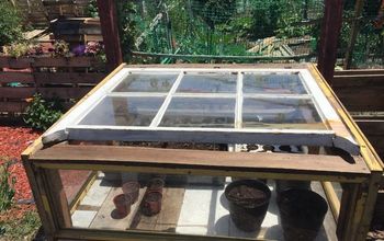 Upcycled Windows Into Small Greenhouse