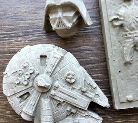 concrete starwars magnets pushpins easy diy father s day gift, concrete masonry, crafts, how to, seasonal holiday decor