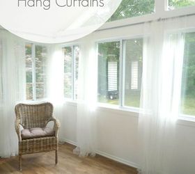 The Thrifty Way to Hang Curtains