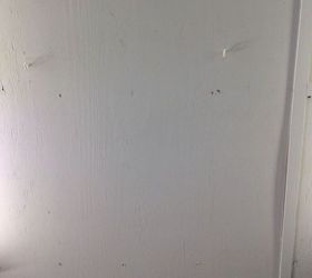 advice on prep and patch work for painting rough plywood, These are the deep nail holes sometimes takes two applications of wood putty
