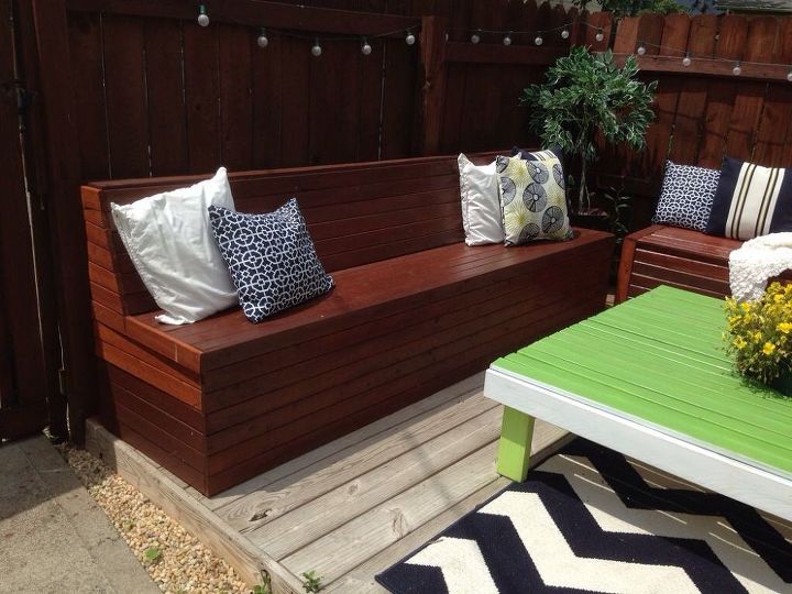 diy budget backyard and deck makeover, concrete masonry, decks, fences, gardening, outdoor furniture, outdoor living