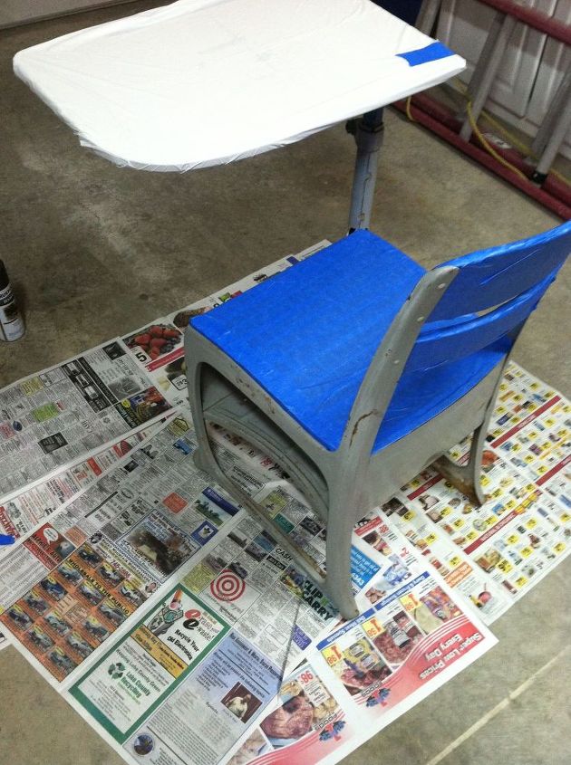 Old School Desk Makeover Hometalk