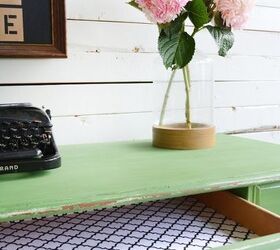 tavern green shabby chic desk, painted furniture, shabby chic