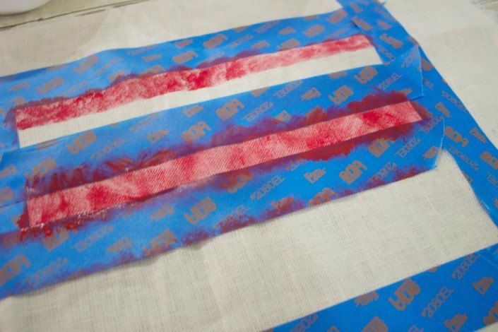 diy flag design outdoor pillow, crafts, how to, outdoor living, patriotic decor ideas, seasonal holiday decor, reupholster