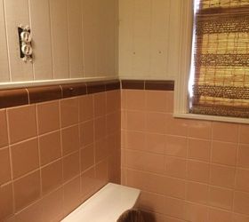 can my 50 s pink tiled bathroom be painted