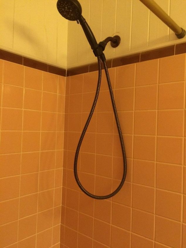 Painting 50 S Pink Tiles In Bathroom Hometalk