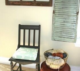 best chalk paint recipe ever and chair makeover to prove it, chalk paint, diy, how to, painted furniture