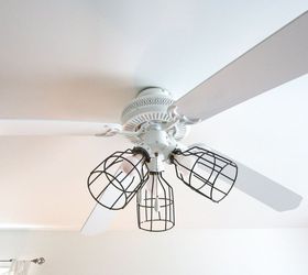upgraded ceiling fan light covers, lighting, repurposing upcycling