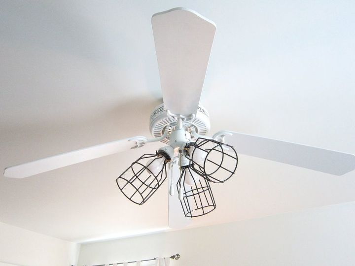 upgraded ceiling fan light covers, lighting, repurposing upcycling