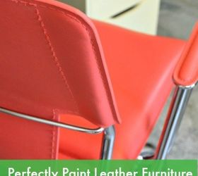 how to paint leather furniture, chalk paint, how to, painted furniture