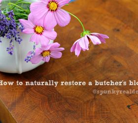 how to naturally restore a butcher s block, cleaning tips, how to, kitchen design, woodworking projects