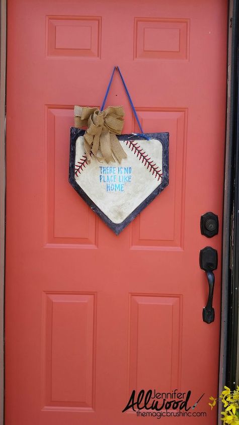 colgante de beisbol para la puerta un regalo de ultima hora para el dia del padre