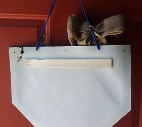 baseball door hanging a last minute father s day gift, crafts, doors, how to, repurposing upcycling, seasonal holiday decor