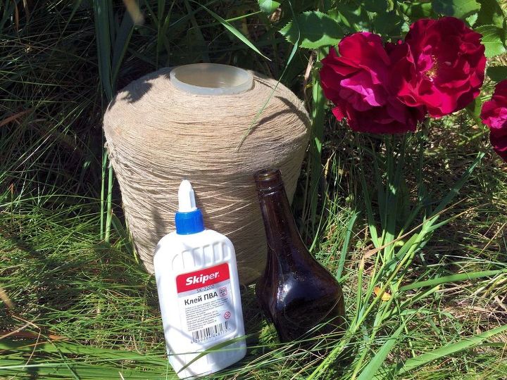 decoracin de una cocina con una botella de vino de bricolaje crafts