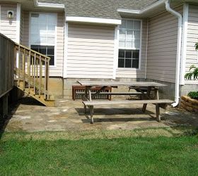 create a rock patio in your yard, concrete masonry, diy, gardening, how to, outdoor living, patio
