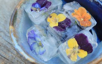 Floral Ice Cubes - Elegant Entertaining