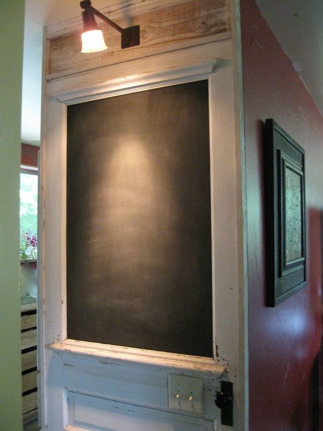 chalkboard door, chalkboard paint, crafts, doors, painting