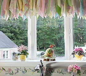 kitchen window treatment with a tension rod, kitchen design, window treatments, windows