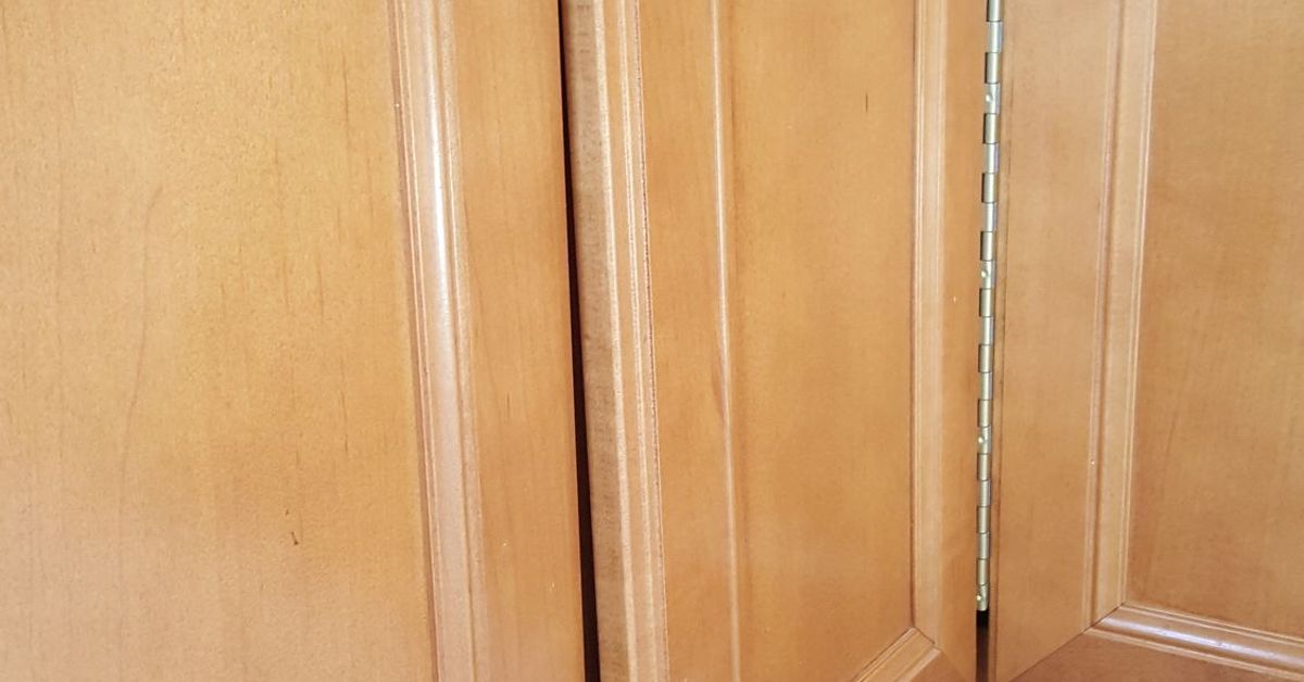 warped cabinet fix kitchen doors hometalk cabinets