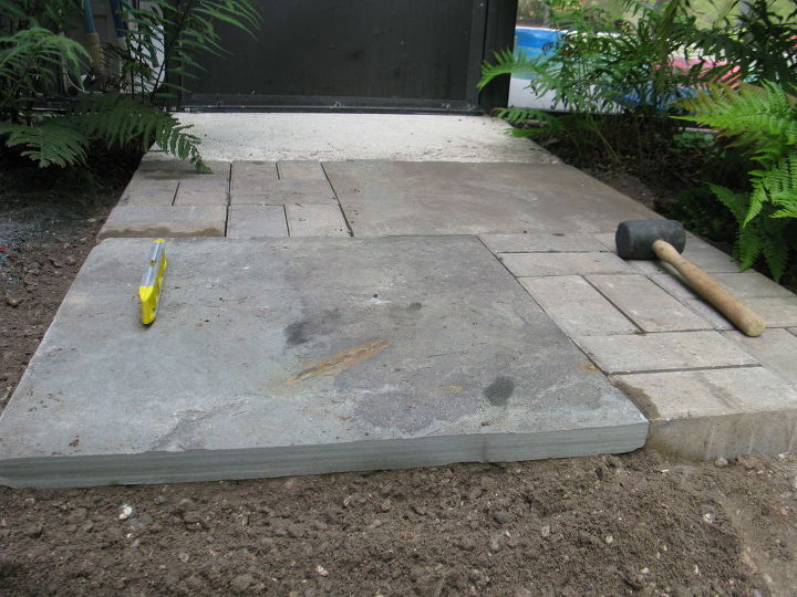 how to install a paver walkway, concrete masonry, how to, outdoor living