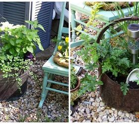 natural mosquito repelling planters, container gardening, gardening, pest control