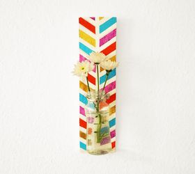 how to make a wall vase, container gardening, flowers, home decor, pallet, repurposing upcycling, wall decor