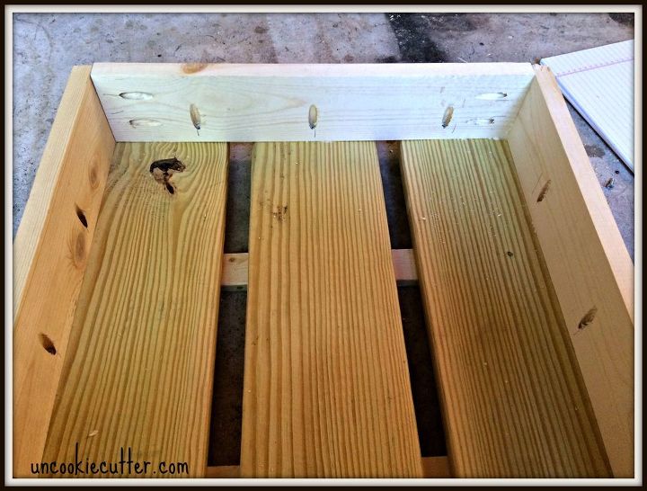 build your own stacked crate end table, diy, how to, painted furniture, woodworking projects