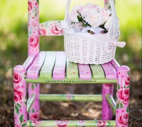 cadeira decoupage doada