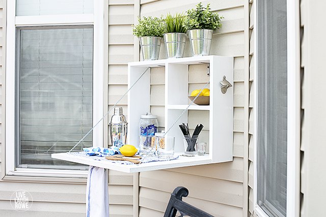 diy outdoor serving station, diy, how to, outdoor furniture, outdoor living, painted furniture, woodworking projects